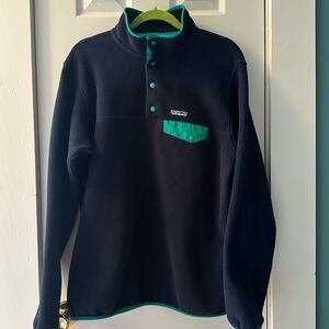 Patagonia Synchilla Fleece with Teal Highlights